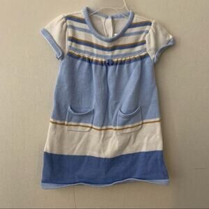Gymboree Toddler Girl Striped Cap Sleeve‎ Sweater Dress